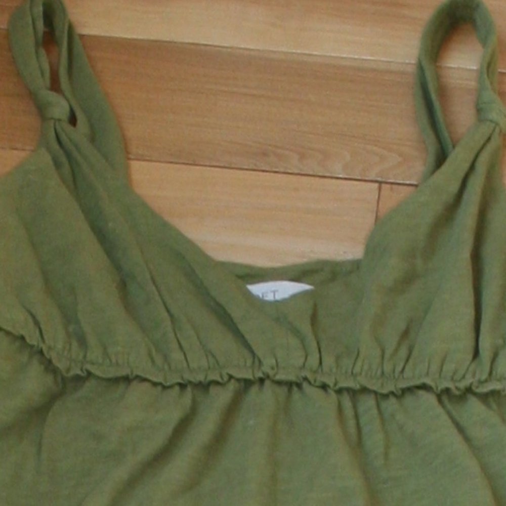 AnnT Loft Size Medium Green Sleeveless Dress (NWT) - Picture 5 of 9